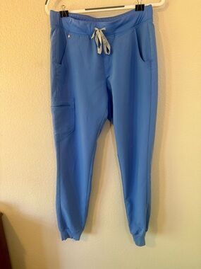 FIGS Denim Blue Jogger Scrub Pant - Medium Tall